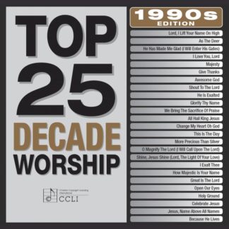 738597222023 Top 25 Decade Worship 1990's Edition