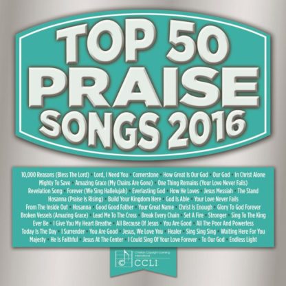 738597245428 Top 50 Praise Songs 2016