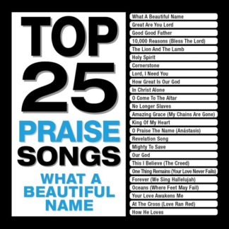 738597253522 Top 25 Praise Songs - What A Beautiful Name