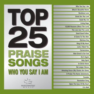 738597263828 Top 25 Praise Songs - Who You Say I Am
