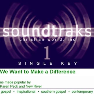 741897022781 We Want To Make A Difference (Cassette)