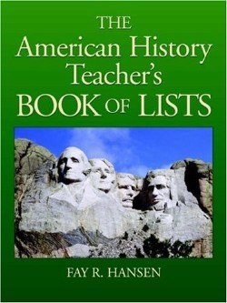 9780130925725 American History Teachers Book Of Lists (Teacher's Guide)