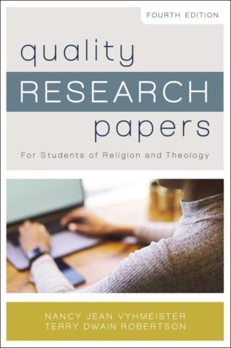 9780310106661 Quality Research Papers Fourth Edition
