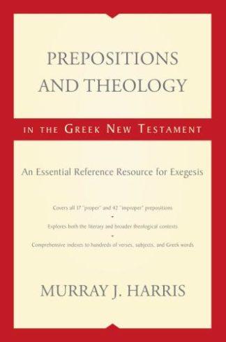 9780310116943 Prepositions And Theology In The Greek New Testament