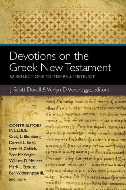 9780310492542 Devotions On The Greek New Testament