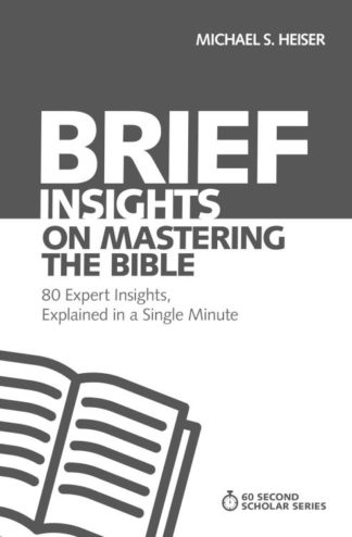 9780310566601 Brief Insights On Mastering The Bible