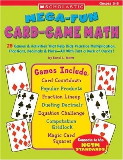 9780439448550 Mega Fun Card Game Math 3-5