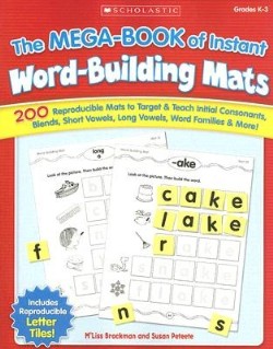 9780439471206 Mega Book Of Instant Word Building Mats K-3