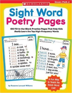 9780439554381 Sight Word Poetry Pages PreK-2