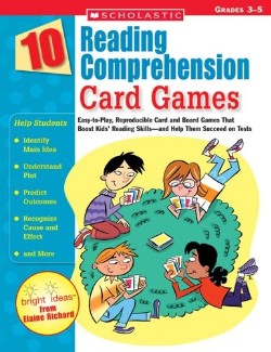 9780439629225 10 Reading Comprehension Card Games 3-5