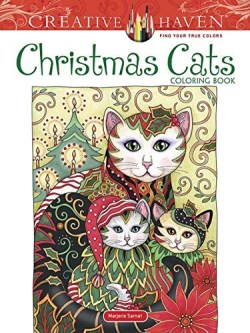 9780486841281 Creative Haven Christmas Cats Coloring Book