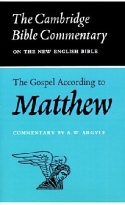 9780521091985 Gospel According To Matthew