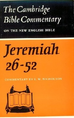 9780521098670 Books Of The Prophet Jeremiah Chapters 26-52