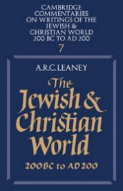 9780521285575 Jewish And Christian World 200 BC To AD 200