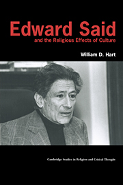 9780521770521 Edward Said And The Religious Effects Of Culture