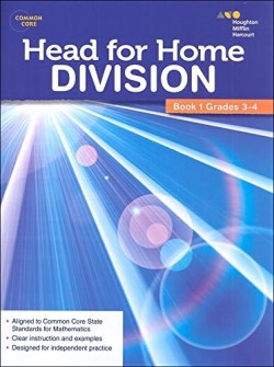 9780544250116 Head For Home Math Skills Division Book 1 Grades 3-4