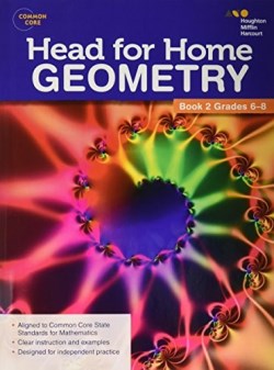 9780544250185 Head For Home Math Skills Geometry Book 2 Grades 6-8