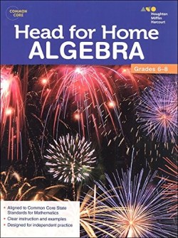 9780544250222 Head For Home Math Skills Algebra Grades 6-8