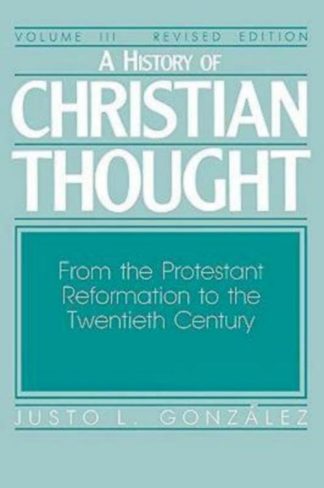 9780687171842 History Of Christian Thought 3 (Revised)