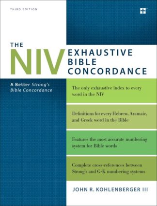 9780310262930 NIV Exhaustive Bible Concordance Third Edition