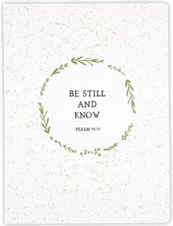 0195002141377 Be Still And Know Journal