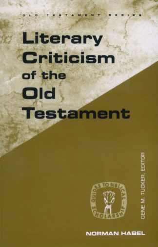 9780800601768 Literary Criticism Of The Old Testament