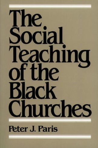 9780800618056 Social Teaching Of The Black Churches