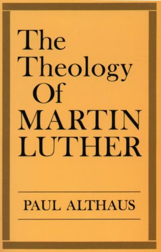 9780800618551 Theology Of Martin Luther
