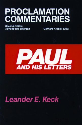 9780800623401 Paul And His Letters (Revised)