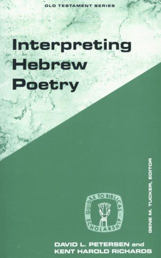 9780800626259 Interpreting Hebrew Poetry