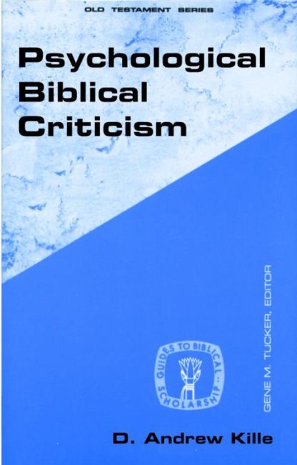 9780800632465 Psychological Biblical Criticism