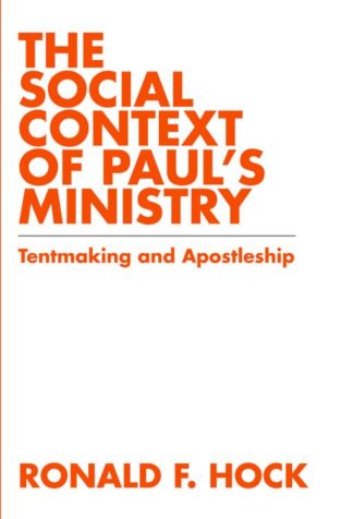 9780800662042 Social Context Of Pauls Ministry