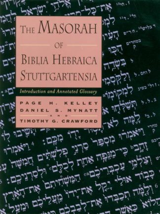 9780802843630 Masorah Of Biblia Hebraica Stuttgartensia