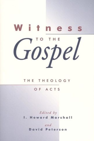 9780802844354 Witness To The Gospel A Print On Demand Title