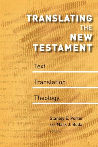 9780802863775 Translating The New Testament