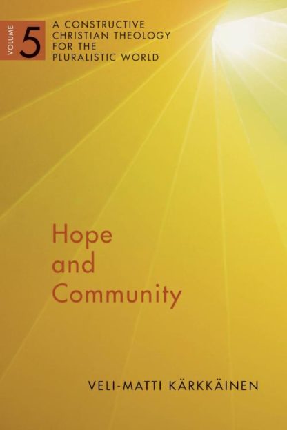 9780802868572 Hope And Community