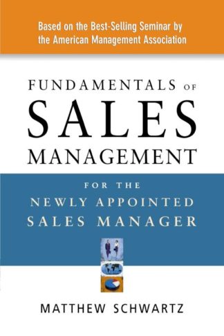 9780814408735 Fundamentals Of Sales Management For The Newly Appointed Sales Manager
