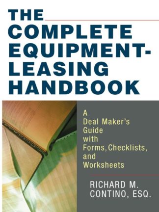 9780814473795 Complete Equipment Leasing Handbook