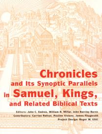 9780814659304 Chronicles And Its Synoptic Parallels In Samuel Kings And Related Biblical