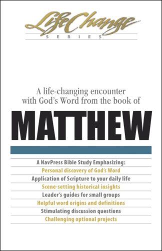 9780891099963 Matthew : A Life Changing Encounter With Gods Word From The Book Of Matthew (Stu