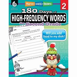 9781425816353 180 Days Of High Frequency Words For Second Grade