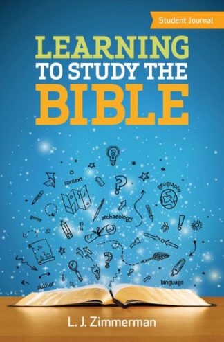9781501856273 Learning To Study The Bible Student Journal