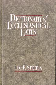 9781565631311 Dictionary Of Ecclesiastical Latin