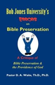 9781568480534 Bob Jones Universitys Errors On Bible Preservation