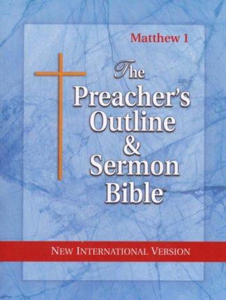 9781574070767 Matthew 1 NIV Preacher Edition (Student/Study Guide)