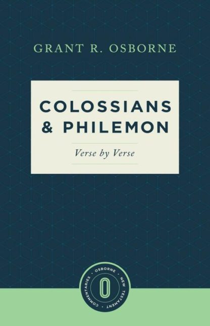 9781577997368 Colossians And Philemon Verse By Verse