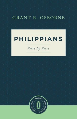 9781683590125 Philippians Verse By Verse