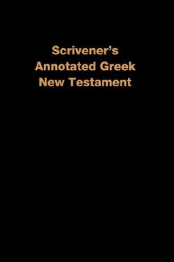 9781888328059 Scrivners Greek New Testament
