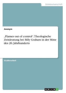 9783656984696 Flames Out Of Control Theologi - (Other Language)
