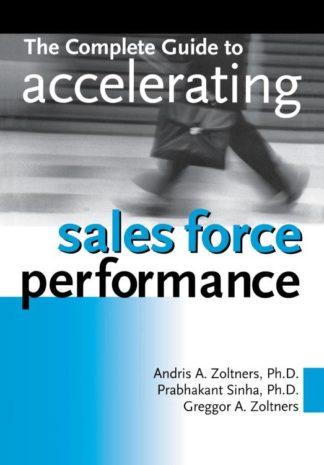 9780814420140 Complete Guide To Accelerating Sales Force Performance